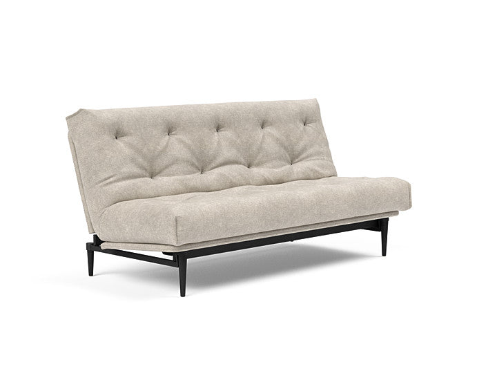 Sovesofa Colpus Sort Eik med Latex Madrass fra Innovation Living