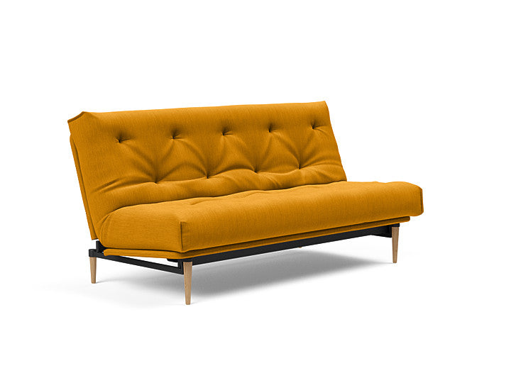Sovesofa Colpus Eik med Soft Spring Madrass fra Innovation Living