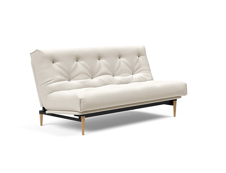 Sovesofa Colpus Eik med Soft Spring Madrass fra Innovation Living