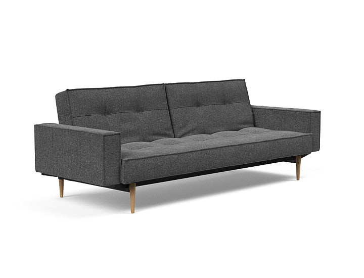 Sovesofa Splitback med Armlener & Lys Styletto ben fra Innovation Living