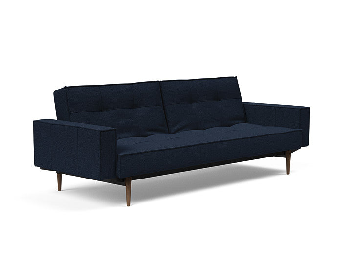 Sovesofa Splitback med Armlener & Mørk Styletto ben fra Innovation Living