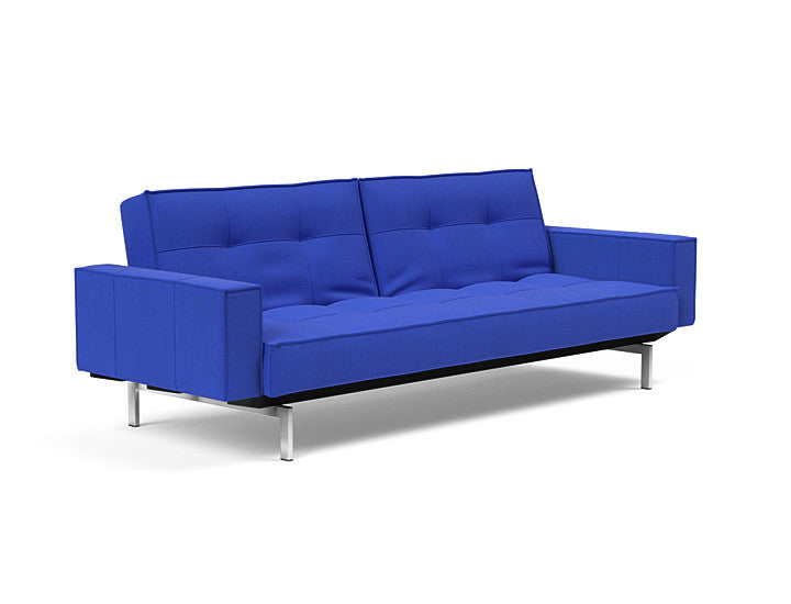 Sovesofa Splitback med Armlener & Krom ben fra Innovation Living