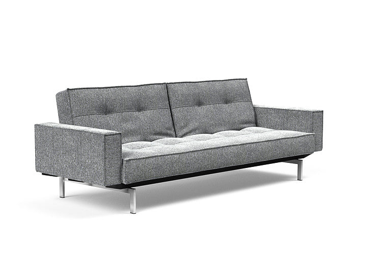 Sovesofa Splitback med Armlener & Krom ben fra Innovation Living