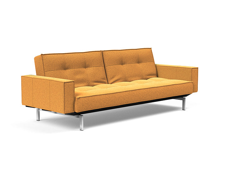 Sovesofa Splitback med Armlener & Krom ben fra Innovation Living