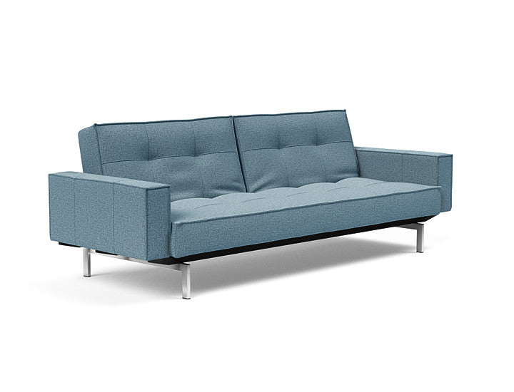 Sovesofa Splitback med Armlener & Krom ben fra Innovation Living