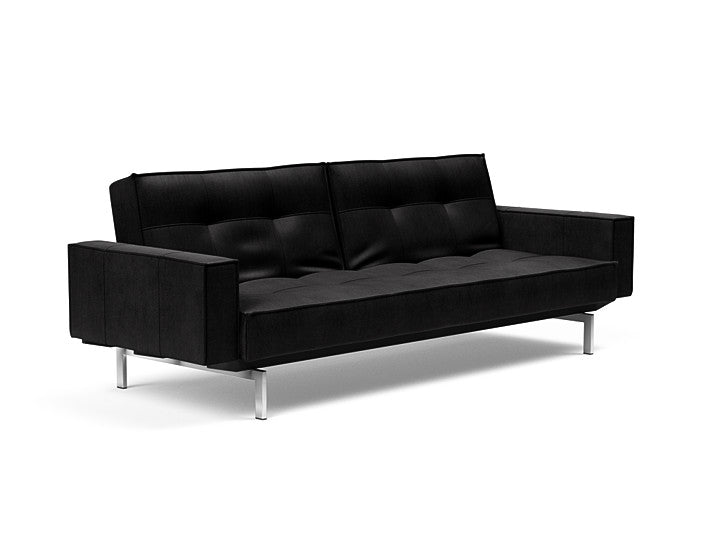 Sovesofa Splitback med Armlener & Krom ben fra Innovation Living