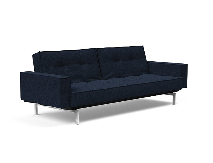 Sovesofa Splitback med Armlener & Krom ben fra Innovation Living