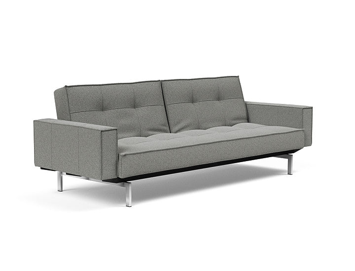 Sovesofa Splitback med Armlener & Krom ben fra Innovation Living