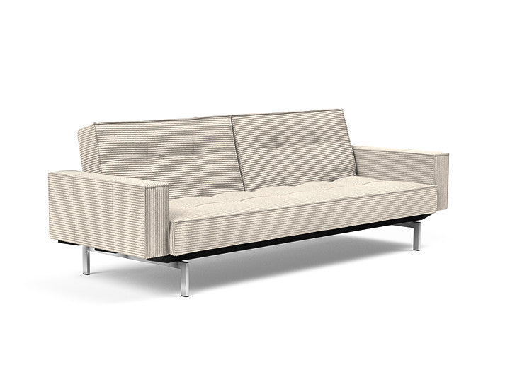 Sovesofa Splitback med Armlener & Krom ben fra Innovation Living