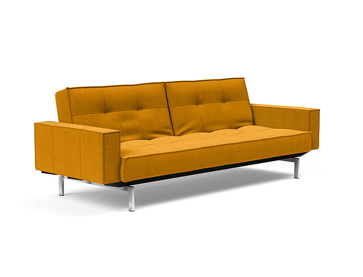 Sovesofa Splitback med Armlener & Krom ben fra Innovation Living
