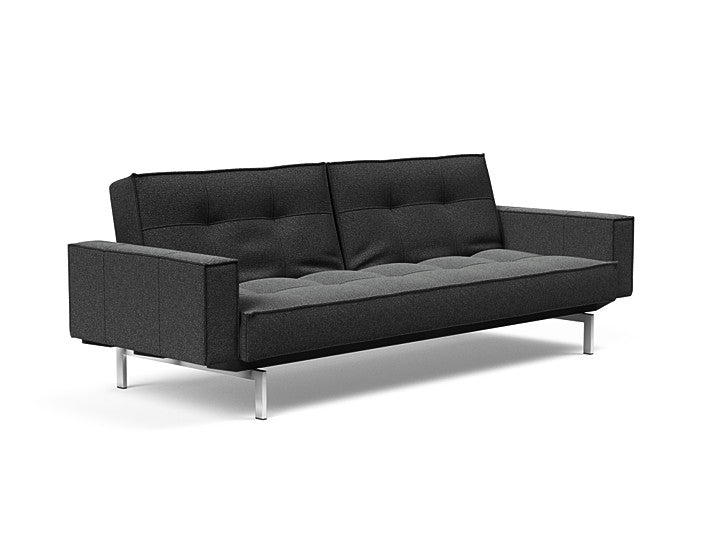Sovesofa Splitback med Armlener & Krom ben fra Innovation Living