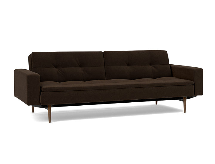 Dublexo Mørk Styletto med armlener – 358 – produktvisualisering fra Innovation Living