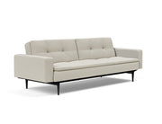 Sovesofa Dublexo med Armlener & Sort Styletto ben fra Innovation Living