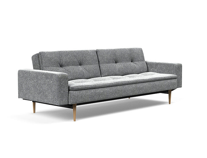 Sovesofa Dublexo med Armlener & Lys Styletto ben fra Innovation Living