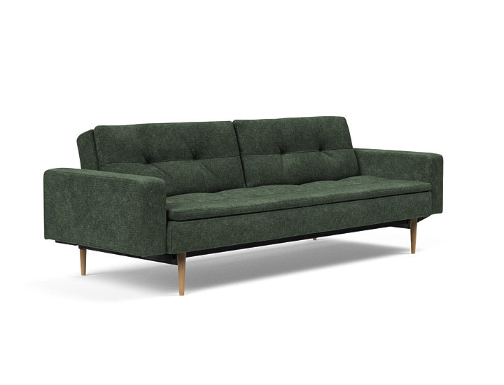Sovesofa Dublexo med Armlener & Lys Styletto ben fra Innovation Living