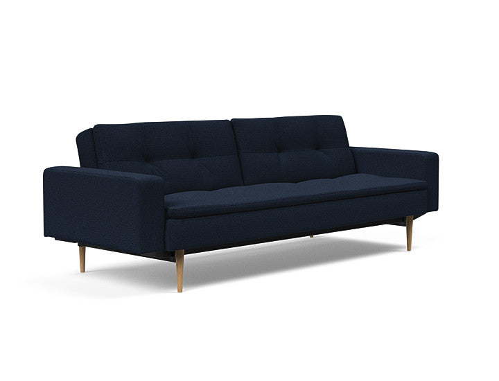 Sovesofa Dublexo med Armlener & Lys Styletto ben fra Innovation Living