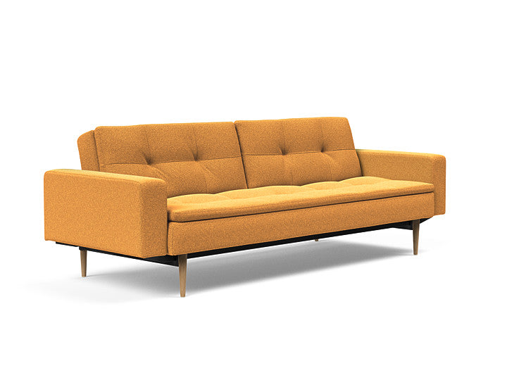 Sovesofa Dublexo med Armlener & Lys Styletto ben fra Innovation Living