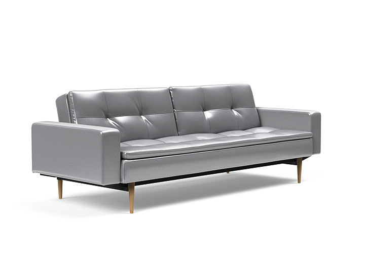 Sovesofa Dublexo med Armlener & Lys Styletto ben fra Innovation Living