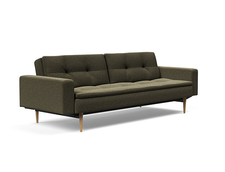 Sovesofa Dublexo med Armlener & Lys Styletto ben fra Innovation Living