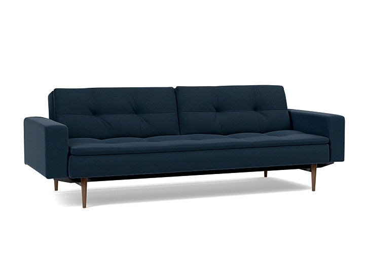 Dublexo Mørk Styletto med armlener – 528 – produktvisualisering fra Innovation Living