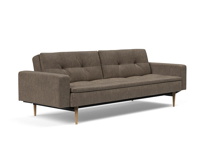 Sovesofa Dublexo med Armlener & Lys Styletto ben fra Innovation Living