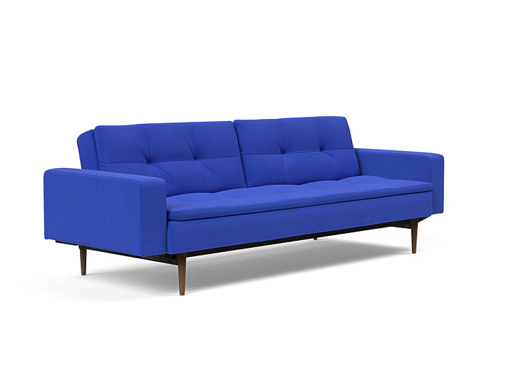 Sovesofa Dublexo med Armlener & Mørk Styletto ben fra Innovation Living