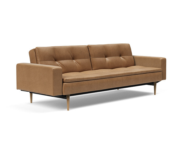 Sovesofa Dublexo med Armlener & Lys Styletto ben fra Innovation Living