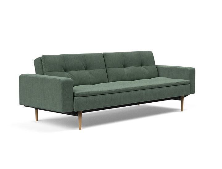 Sovesofa Dublexo med Armlener & Lys Styletto ben fra Innovation Living