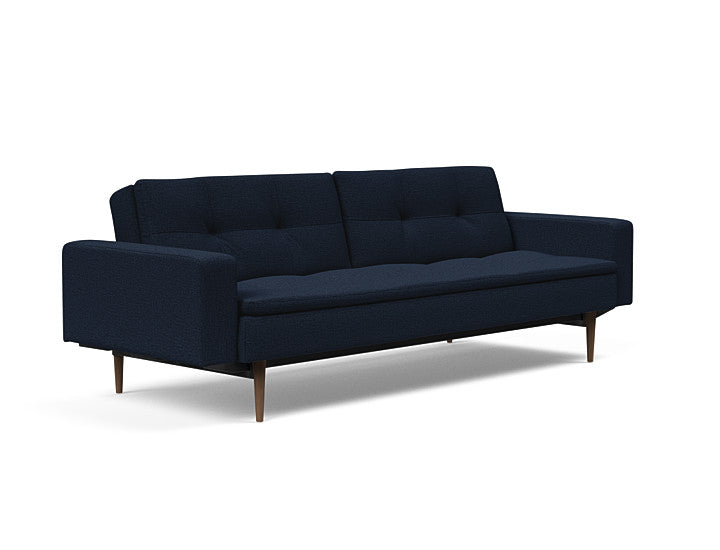 Sovesofa Dublexo med Armlener & Mørk Styletto ben fra Innovation Living
