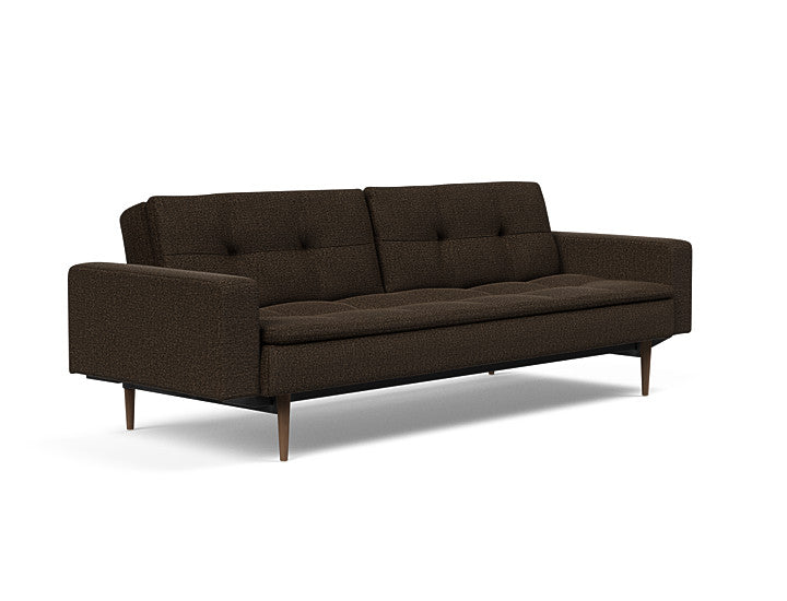 Sovesofa Dublexo med Armlener & Mørk Styletto ben fra Innovation Living