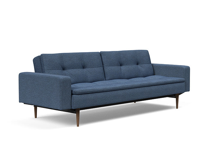 Sovesofa Dublexo med Armlener & Mørk Styletto ben fra Innovation Living