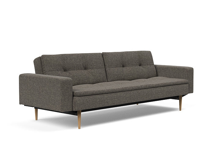 Sovesofa Dublexo med Armlener & Lys Styletto ben fra Innovation Living