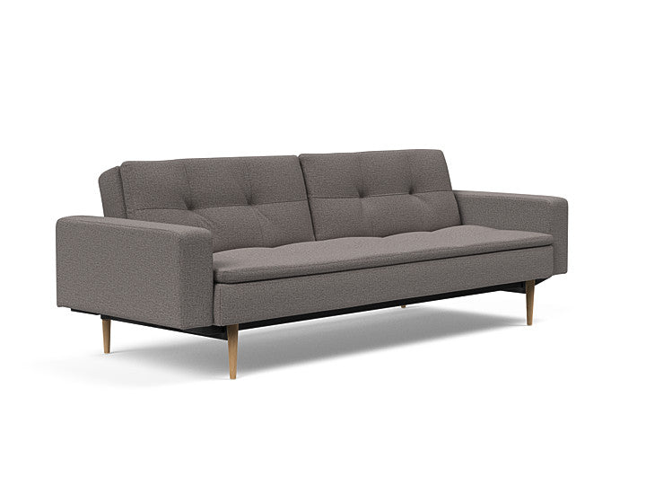 Sovesofa Dublexo med Armlener & Lys Styletto ben fra Innovation Living