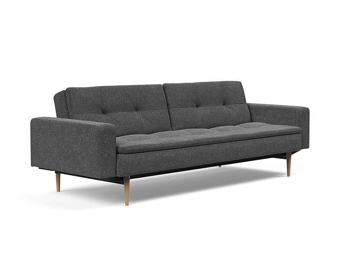 Sovesofa Dublexo med Armlener & Lys Styletto ben fra Innovation Living