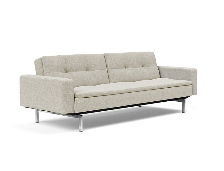 Sovesofa Dublexo med Armlener & Krom ben fra Innovation Living