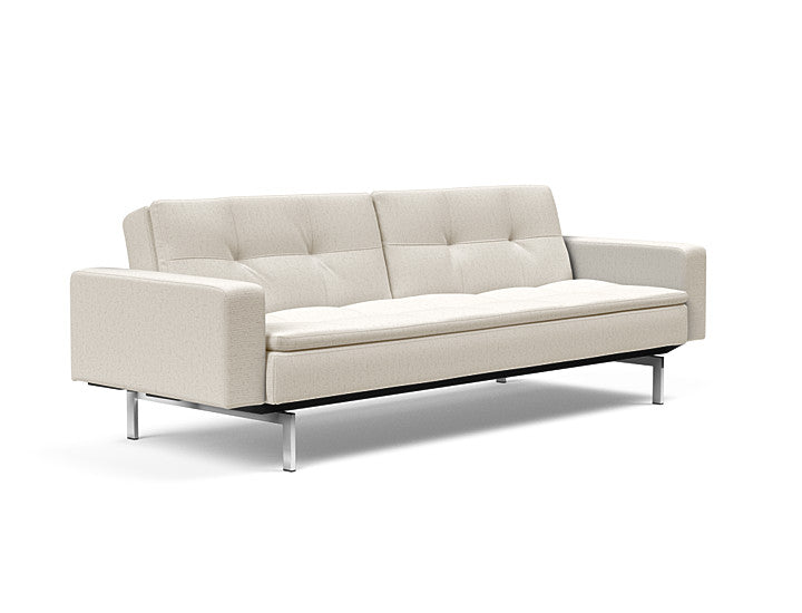 Sovesofa Dublexo med Armlener & Krom ben fra Innovation Living