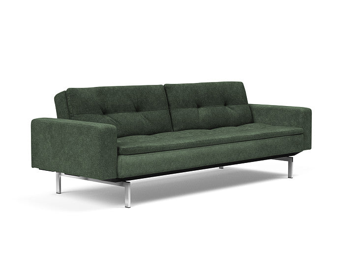 Sovesofa Dublexo med Armlener & Krom ben fra Innovation Living