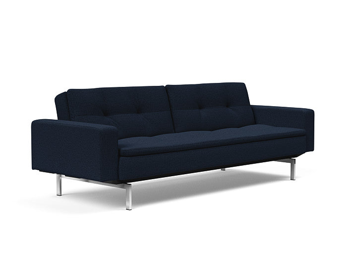 Sovesofa Dublexo med Armlener & Krom ben fra Innovation Living