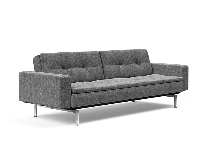 Sovesofa Dublexo med Armlener & Krom ben fra Innovation Living