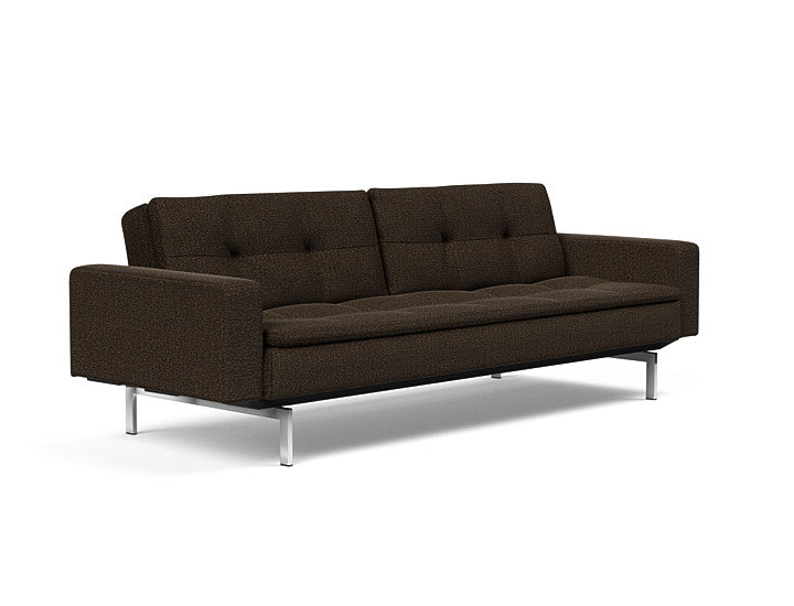 Sovesofa Dublexo med Armlener & Krom ben fra Innovation Living