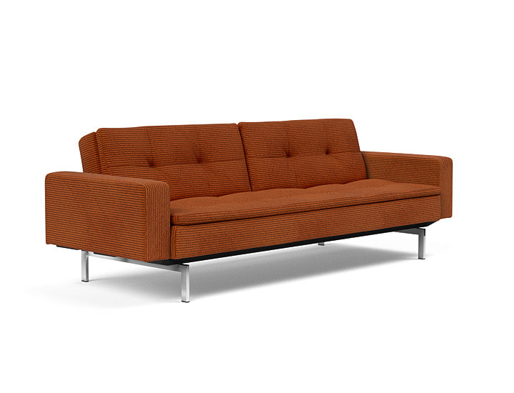 Sovesofa Dublexo med Armlener & Krom ben fra Innovation Living