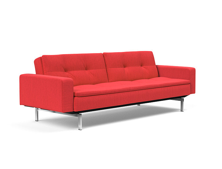 Sovesofa Dublexo med Armlener & Krom ben fra Innovation Living