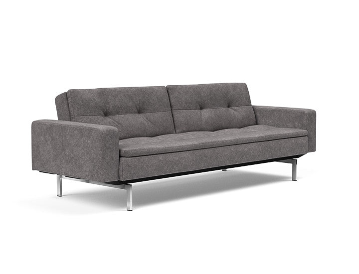 Sovesofa Dublexo med Armlener & Krom ben fra Innovation Living