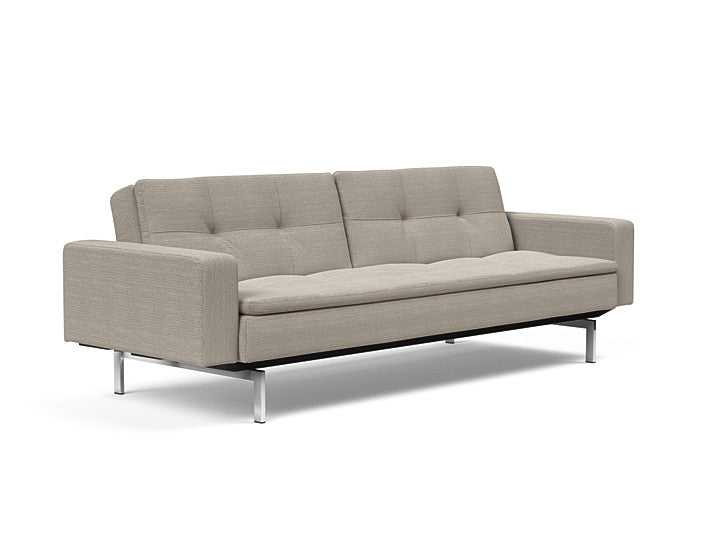 Sovesofa Dublexo med Armlener & Krom ben fra Innovation Living