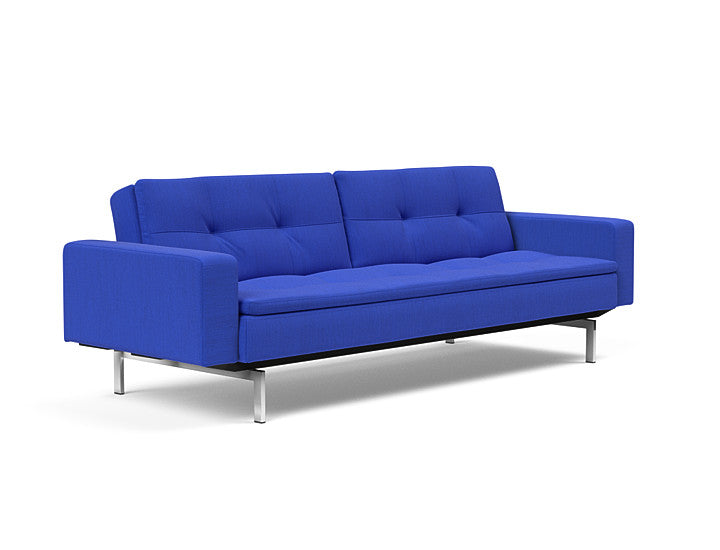 Sovesofa Dublexo med Armlener & Krom ben fra Innovation Living