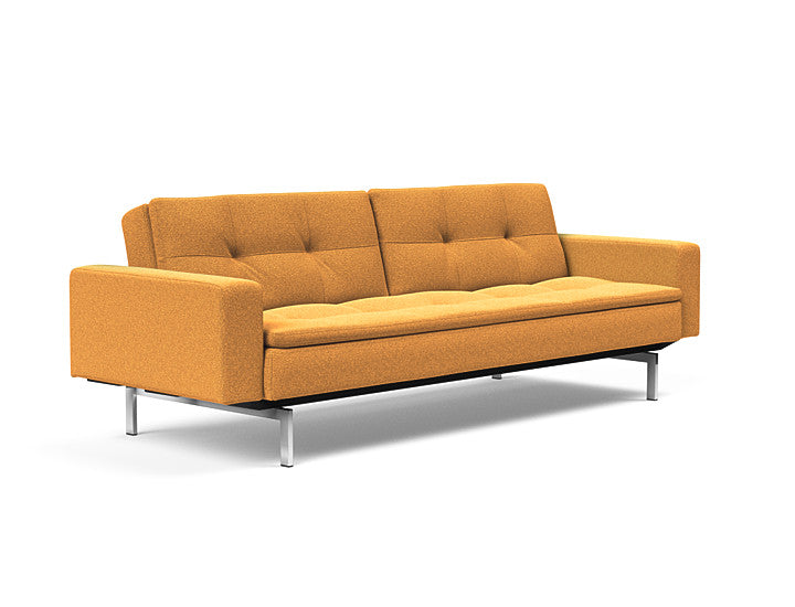 Sovesofa Dublexo med Armlener & Krom ben fra Innovation Living