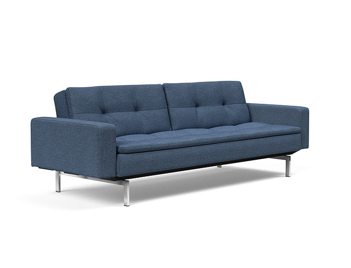 Sovesofa Dublexo med Armlener & Krom ben fra Innovation Living