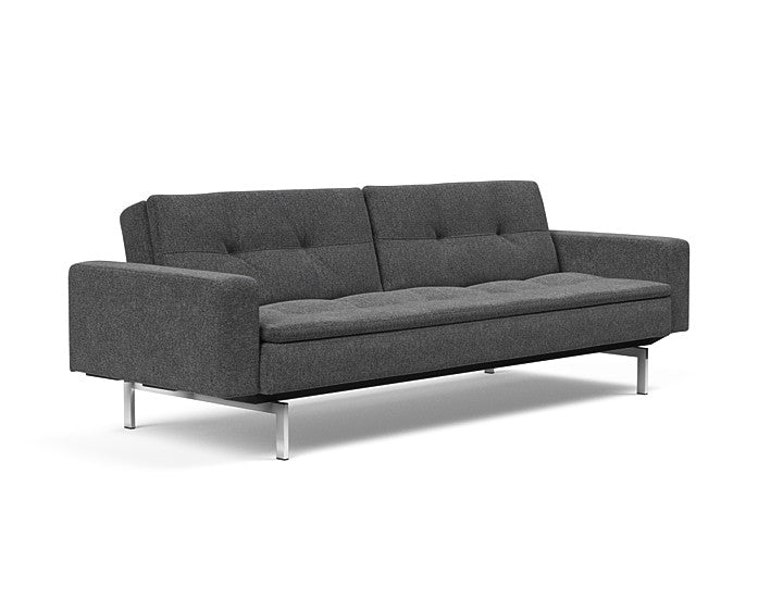 Sovesofa Dublexo med Armlener & Krom ben fra Innovation Living