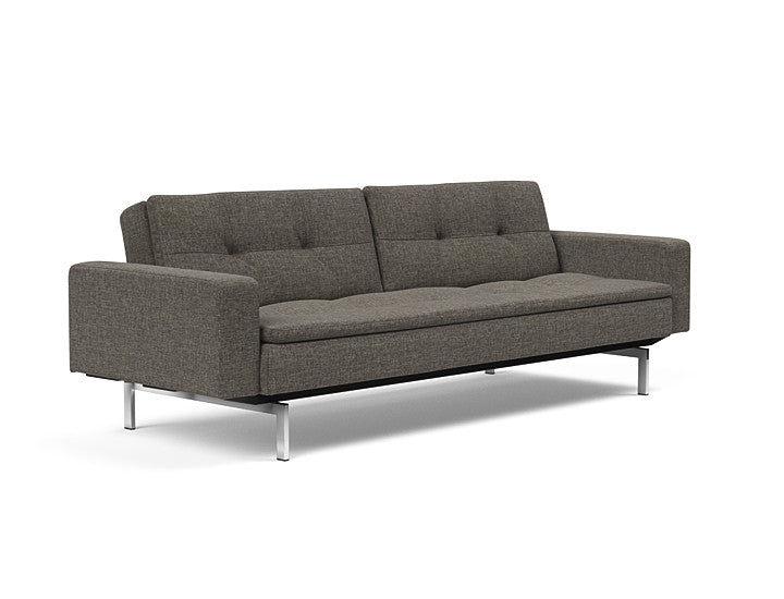 Sovesofa Dublexo med Armlener & Krom ben fra Innovation Living