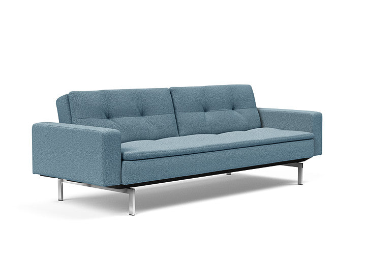 Sovesofa Dublexo med Armlener & Krom ben fra Innovation Living